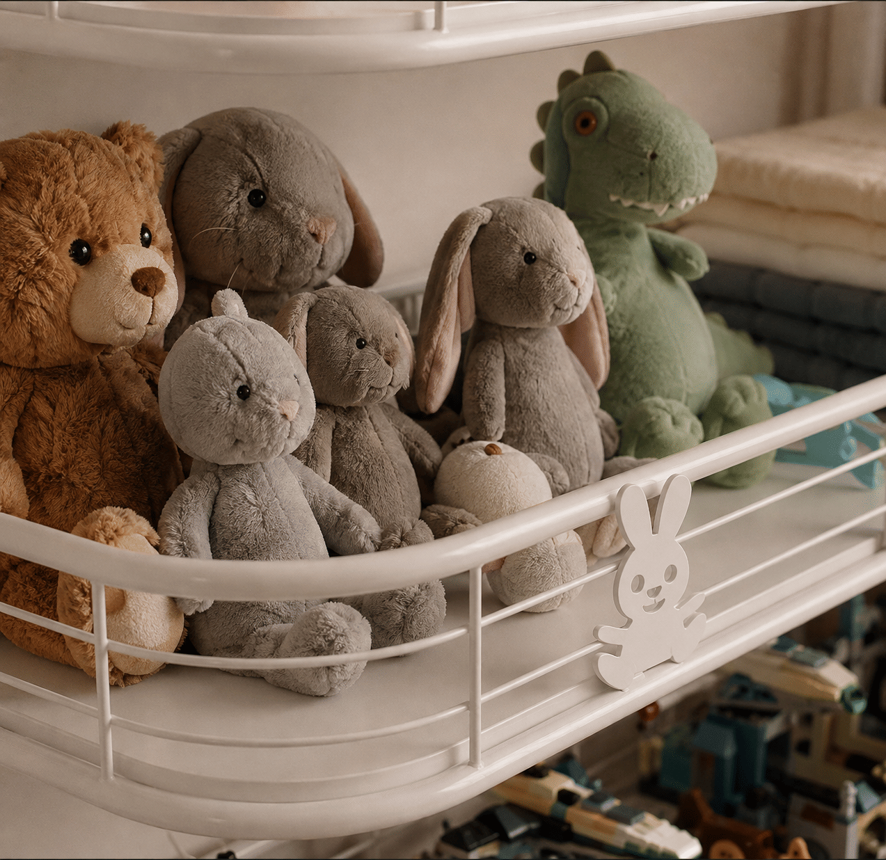 ชั้นวางของ 4 ชั้น มีล้อ KEFVA รุ่นRABBIT ขนาด 35X90X120 ซม. สีขาว_4
